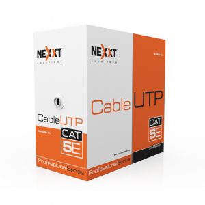 Cable utp cat5e para exteriores tipo cmx negro
