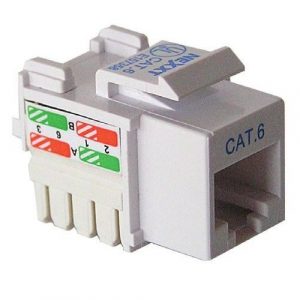 modulo keystone rj 45 cat 6 sin blindaje tipo 110